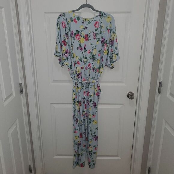 Lane Bryant Floral Print Garment - Yellow and Purple Accents - Picture 6 of 6